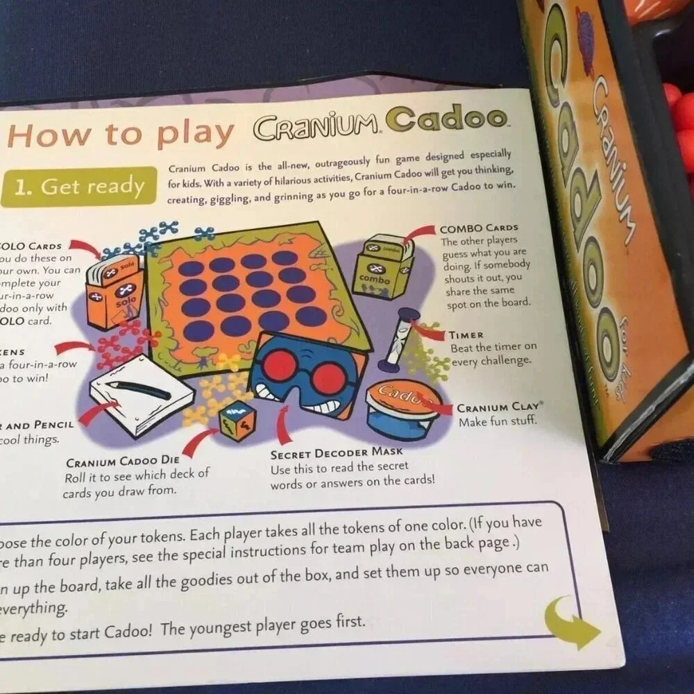 COPY - CRANIUM CADOO for Kids Ages 7+ Sculpt Clues, Act, Sketch, Solve Puzzles … - Picture 8 of 8
